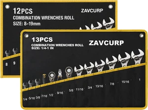 2PCS Wrench Roll up Pouch Wrench Organizer Roll Up Tool Roll up Bag Heavy Duty  - Picture 1 of 12