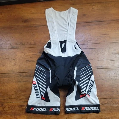Culotte con tirantes de ciclismo Brunel mediano para hombre 9" 15,5" (6,5/10) Italia M Foto 1 de 4