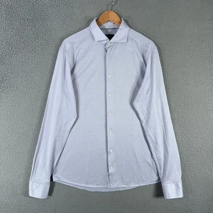 ETON Herren Oberhemd XL 17,5 44 Lavendel Slim Fit Cutaway Kragen dünne Streifen - Bild 1 von 18