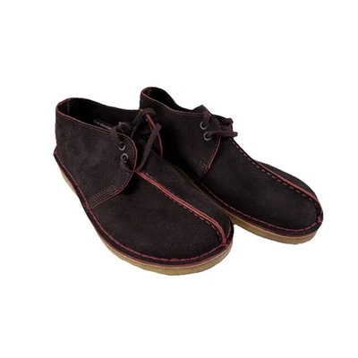 Clarks Originals Desert Trek Men’s 7 Brown Suede Chukka Boots Crepe Sole EUC - Image 1 of 4