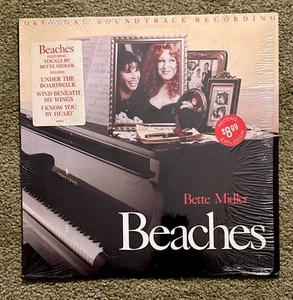 Beaches Original Soundtrack Recording Vinyl LP With Shrink/Hype Sticker•Vinyl:EX - Picture 1 of 4