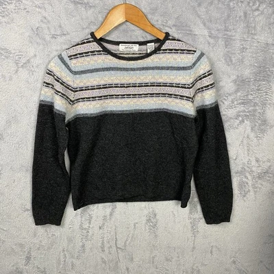 Vtg Lord & Taylor Sweater Fair Isle Nordic PM Women’s Lambswool Angora Y2K - Image 1 of 4