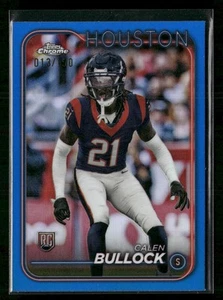 2024 Topps Chrome #293 Calen Bullock Blue Refractor - Picture 1 of 2