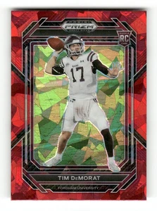 2023 Panini Prizm Draft Picks #114 Tim DeMorat Fordham Rams Prizms Red Ice - Picture 1 of 2