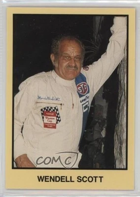 1989-90 TG Racing Masters of Racing White Gold Wendell Scott #180 HOF - Image 1 of 2