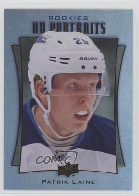 2016-17 Upper Deck UD Portraits Rainbow Green Foil Patrik Laine #P-61 Rookie RC - Image 1 of 2