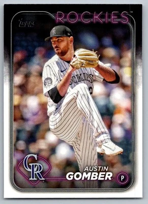 2024 Topps Series one Austin Gomber Colorado Rockies #340 - Image 1 of 2
