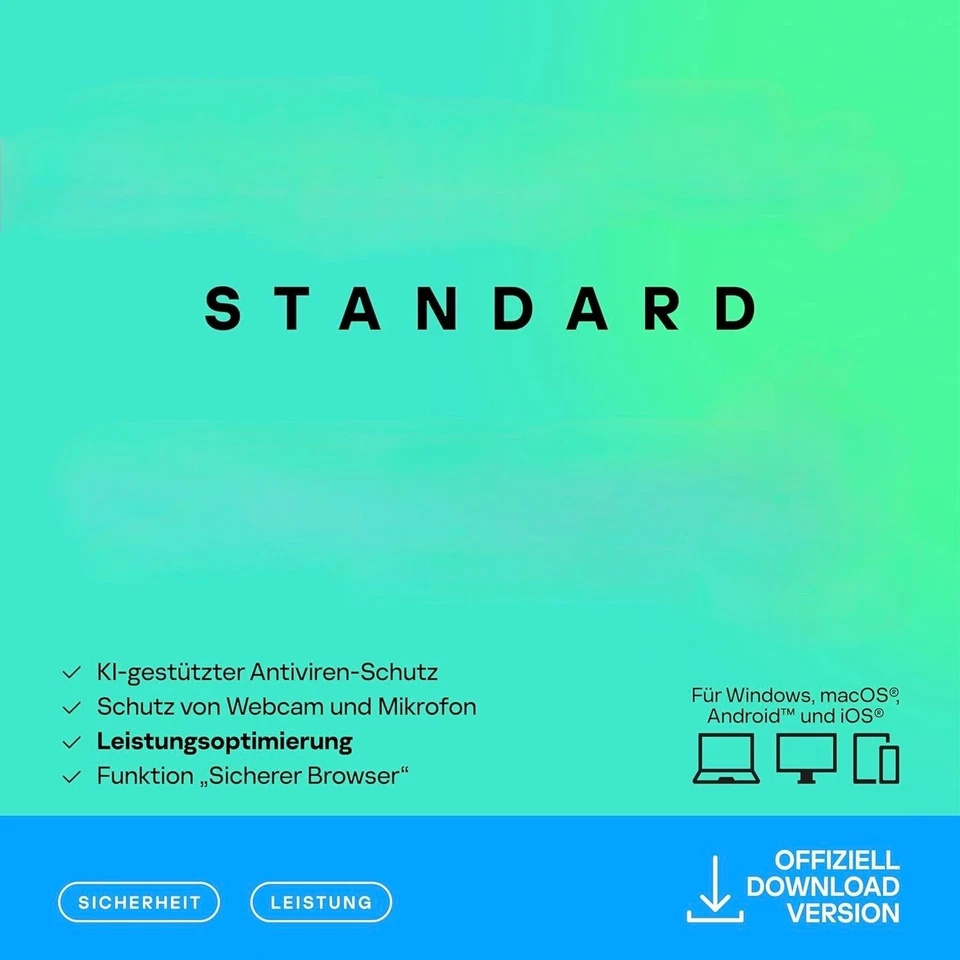 Standard Security 2025 1 PC 1 Jahr | AntiVirus Standard 2026 - Bild 1 von 1