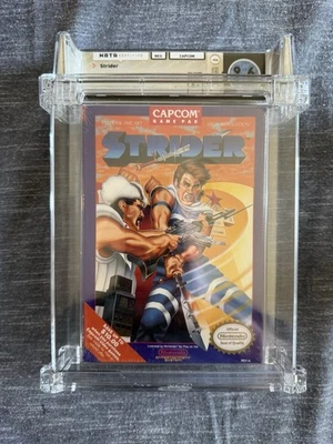 Strider Nintendo NES OVAL SOQ REV A Factory Sealed New WATA 9.6 A+ Graded Capcom - Image 1 of 4