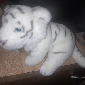 Weißes Tigerjunges 6 Zoll Plüschtier Aurora Classics - Bild 1 von 3