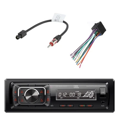 JBL Celebrity150 in-Dash Bluetooth Radio, Antenna Adapter, Harness (90-06 BMW) - Изображение 1 из 4