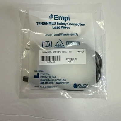 EMPI/Rehabilicare 36 Inch Keyhole  Tens NMES Lead Wire 620060-36 - Image 1 of 3