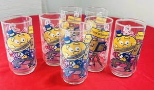 7 Lot Vtg McDonald’s Collector Series Mayor Mc Cheese Tumbler Glass 1977 Ronald - Picture 1 of 4