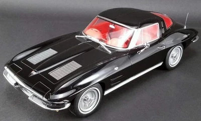 GT SPIRIT,CHEVROLET Corvette 1963 black, 1/12, GTSUS010 - Image 1 of 4