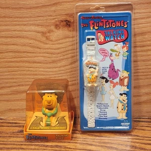The Flintstones sprechende Uhr & sprechende Zeit Vintage neu in Box - Bild 1 von 8