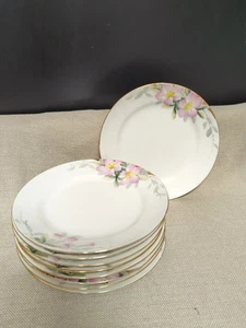 9 Vintage Nippon Azalea 7.625" Salad Plates - Picture 1 of 3