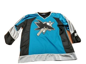 Vintage 1990's San Jose Sharks Starter HOCKEY JERSEY Youth Size Large/XL RARE!!! - Picture 1 of 6