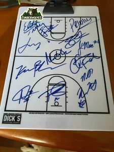 2023 Minnesota Timberwolves Team Signed Clipboard - Picture 1 of 2