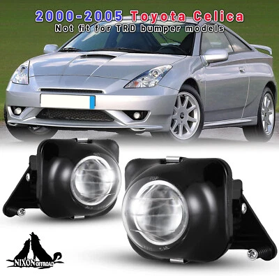 Juego de luces antiniebla transparentes para parachoques Toyota Celica 2000 2001 2002 2003 2004 2005 Foto 1 de 4