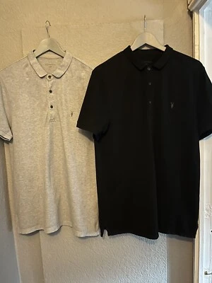 AllSaints Reform SS polo X 2 - Image 1 of 3