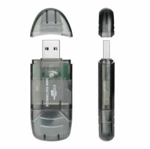 New Portable Smoke SDHC SD MMC Memory Card Reader to USB 2.0 Adapter Hot Sale - Photo 1/10