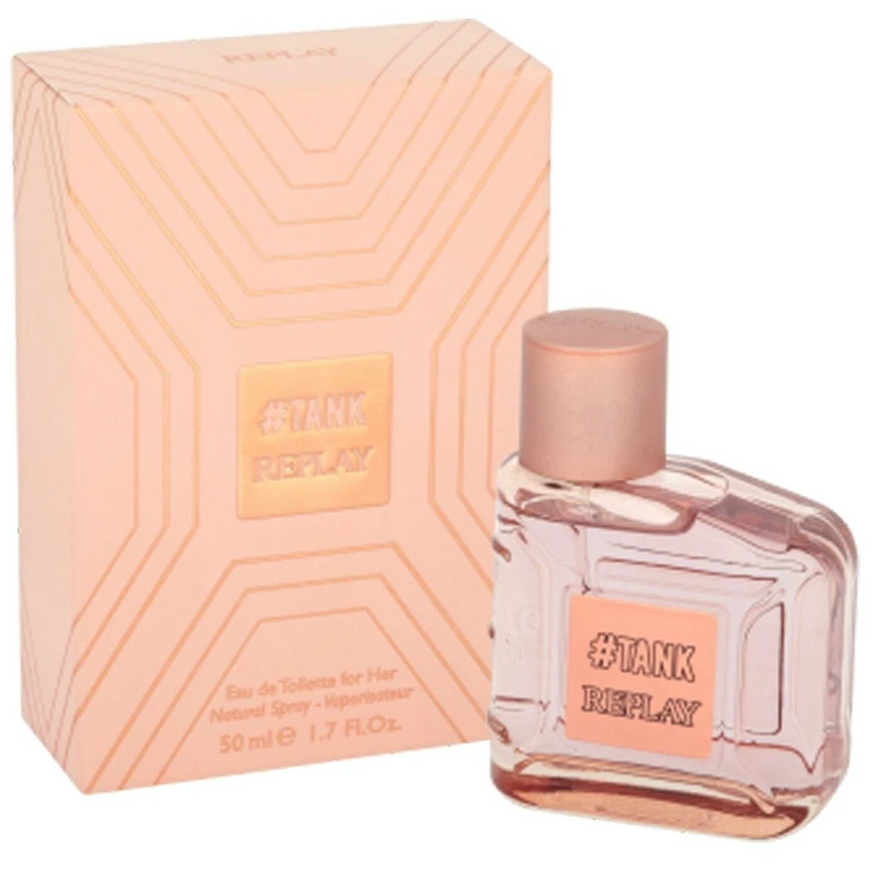 Replay #TANK For Her - 50ml Eau De Toilette Spray For Woman NEU & VERSIEGELT - Bild 1 von 1