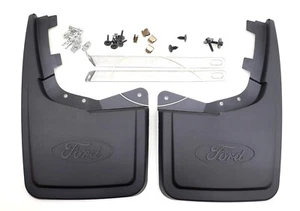 Juego de guardabarros protector contra salpicaduras trasero Ford ML3Z-16A550-BA F-150 2021-2025 NUEVO OEM - Imagen 1 de 7