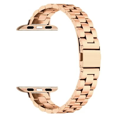 Pulseira fina de aço inoxidável para Apple Watch série 11/10/9/8/7/6 de metal - Imagem 1 de 4