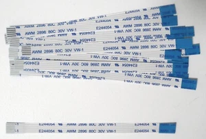 50 Stück, Flachbandleiter FFC, FLEX-Leiter, 5pol, R1.0mm, L100 mm, Typ B gegens. - Bild 1 von 2