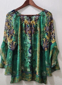 Blusa floral transparente Mushka de Sienna talla PL - Imagen 1 de 5