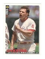 LENNY DYKSTRA Philadelphia Phillies 1995 Upper Deck Baseball Card B44