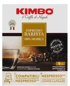 Kimbo |200 capsule nespresso | barista| 100% arabica | 40X5=200 - Foto 1 di 4