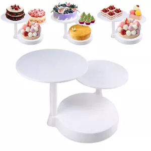 3 Stöckig Tortenständer Kuchenständer Etagere Tortenplatte Party Hochzeitstorte - Bild 1 von 13