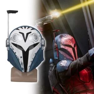 Cosplay Star Wars Mandalorian Bo-Katan Kryze Helmet Halloween Women Warrior Mask - Picture 1 of 12
