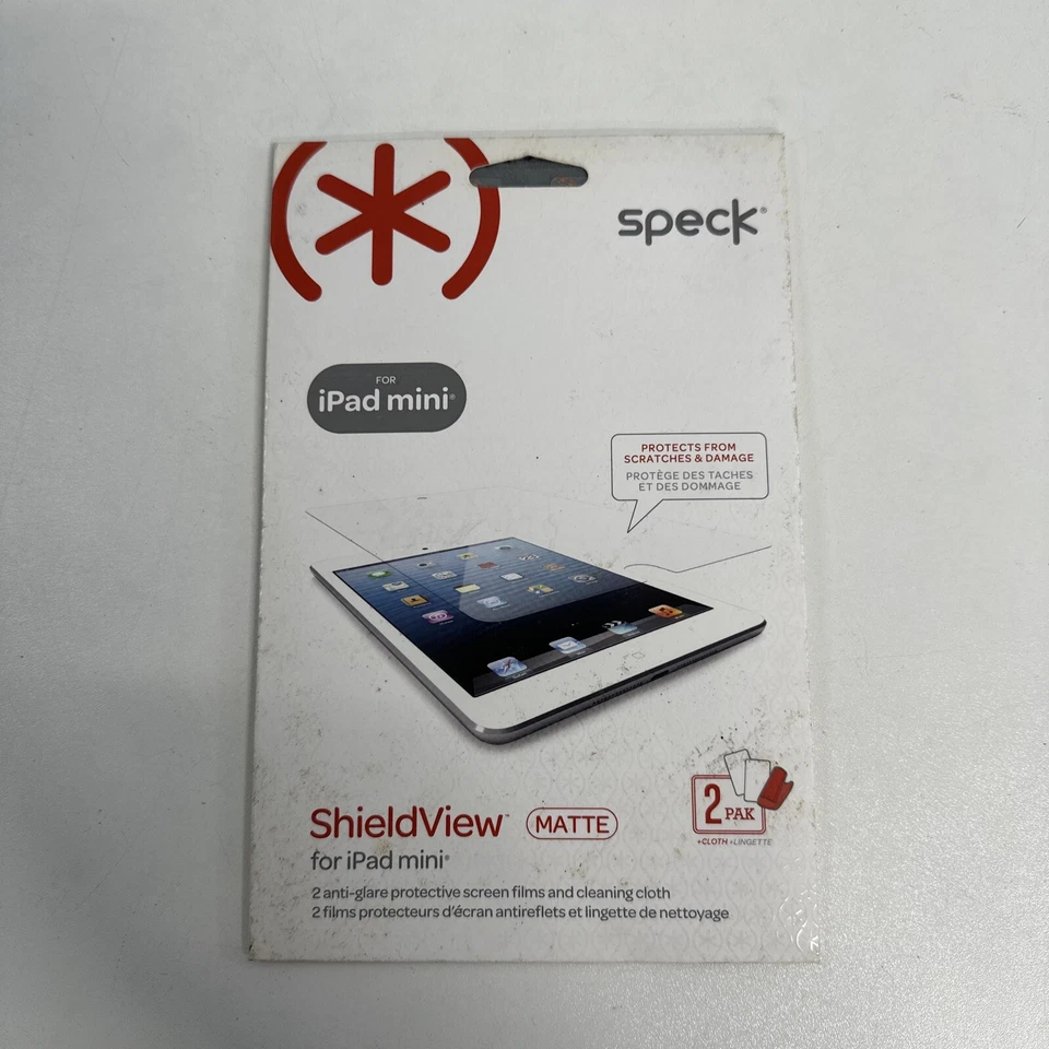 Speck Shieldview Matte 2-PACK for iPad Mini NEW/SEALED Package  - Image 1 of 4