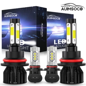 4X Faro LED blanco haz alto bajo + bombilla antiniebla para Ford Ranger 2001-2011 - Imagen 1 de 15