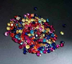 Natural Mix Color Sapphire 4 mm Cut Round 20 Piece Certified Loose Gemstone Lot - Picture 1 of 5