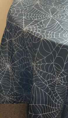 Joybest HALLOWEEN TELA DE ARAÑA 60” Mantel Redondo DECORACIÓN FIESTA RECEPCIÓN Foto 1 de 4