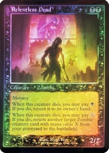 MTG - Relentless Dead - Retro Foil - Secret Lair Bonus - Magic the Gathering - Picture 1 of 1