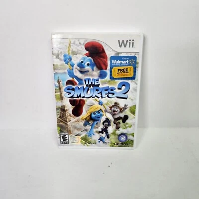 Nintendo Wii The Smurfs 2  Video Game With Manual Tested  - Image 1 of 4