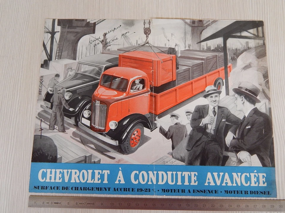 DEPLIANT BROCHURE ORIGINALE TRUCK CHEVROLET ADVANCED CAB DEALER 117 130 183 ETC - Immagine 1 di 4