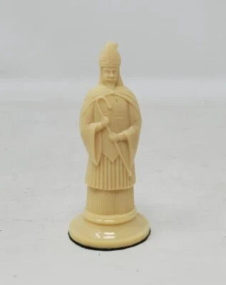 Réplica Figura Siglo XI Kingsway Obispo Blanco Florentino Pieza de Repuesto Foto 1 de 4