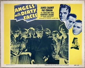 Vtg Movie Lobby Card 1938 DEK Angels With Dirty Faces H. Bogart James Cagney - Picture 1 of 1
