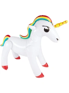 Jouets gonflables cerf de poule soufflant fête robe de fantaisie licorne enfants jouer plaisir d'été - Photo 1 sur 1