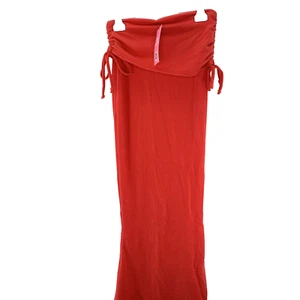 Missy Empire Fishtail Maxi Skirt with Tie Detail, Size UK 4, Red, RRP £22 - Picture 1 of 14