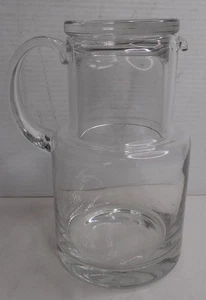 Tumble Up Nachttisch Klarglas für Eiswasser Karaffe & Becher Tasse Set 7" Höhe x 4" Breite - Bild 1 von 5