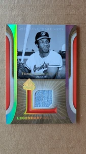 Tarjeta SP Legendary Cuts 2004 Frank Robinson muestra/pantalones Baltimore Orioles bb - Imagen 1 de 2