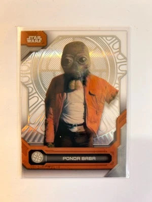 TOPPS STAR WARS HIGH TEK 2024 PONDA BABA  THRONE ROOM #81. - Image 1 of 2
