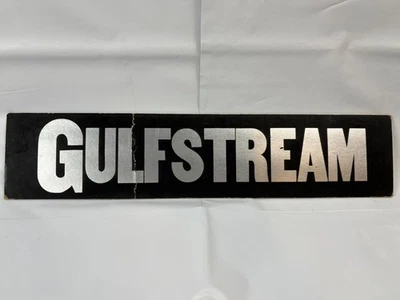 Vtg 50s 60s GULFSTREAM Cardboard Horse Race Track Advertising Sign - Image 1 of 4
