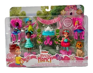 Fancy Nancy Tea Party Collectible Figurine Set NEW - Picture 1 of 6